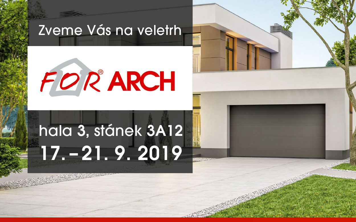 FOR ARCH 2019, Hala 3, stánek 3A12