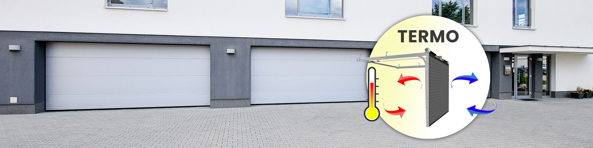 Sekční garážová vrata TRIDO