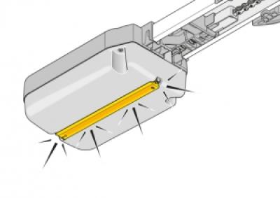 přídavné LED osvětlení pohonu - schema